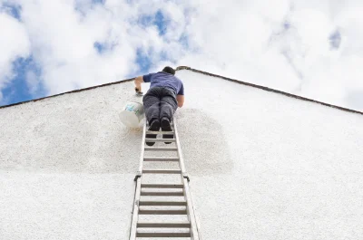 Peinture extérieure à Campôme — façades et ravalement